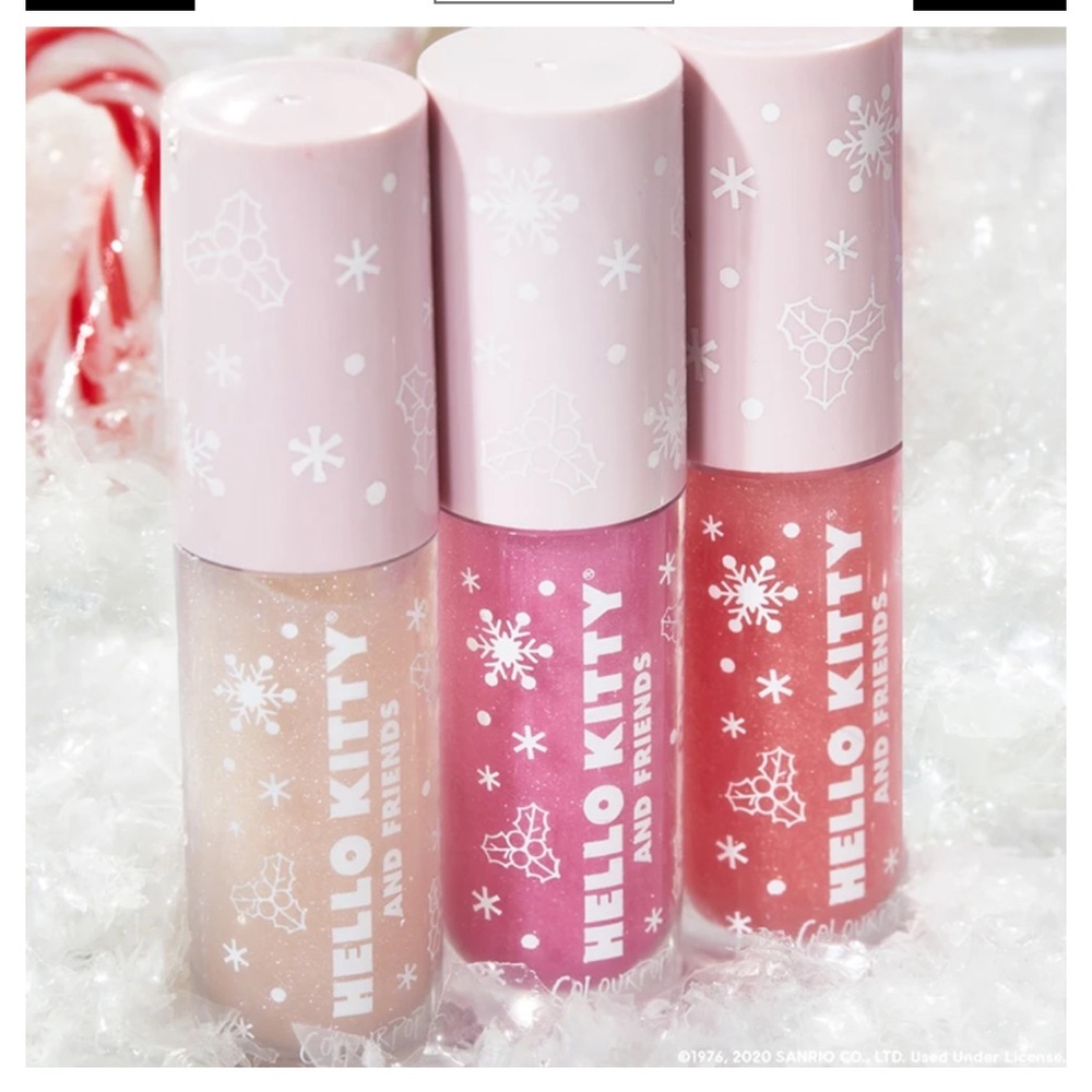 LIMITED EDITION//HELLO KITTY LUX GLOSS TRIO - SNOW MUCH FUN